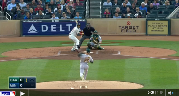 Major League Baseball player wins life by smacking home run off first pitch